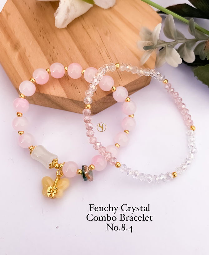 2 Fenchy Crystal  Bracelets Combo Wholesale Shop In Surat
